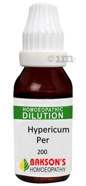 Bakson's Homoeopathy Hypericum Per Dilution 200 CH