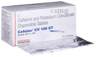 Cefolac CV 100 DT Tablet
