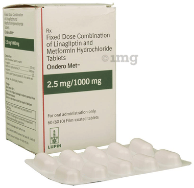 Ondero Met 2.5mg/1000mg Tablet