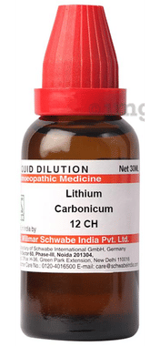 Dr Willmar Schwabe India Lithium Carbonicum Dilution 12 CH