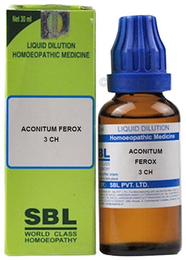 SBL Aconitum Ferox Dilution 3 CH SBL Aconitum Ferox Dilution 3 CH