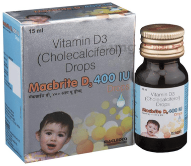Macbrite D3 400IU Drops Macbrite D3 400IU Drops
