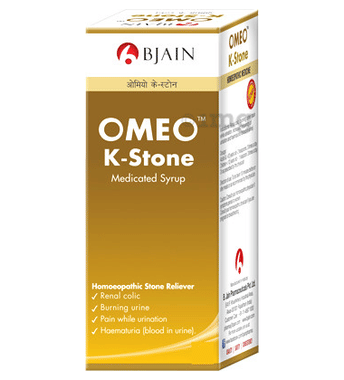 Bjain Omeo K Stone Medicated Syrup for Urinary Health Bjain Omeo K Stone Medicated Syrup for Urinary Health
