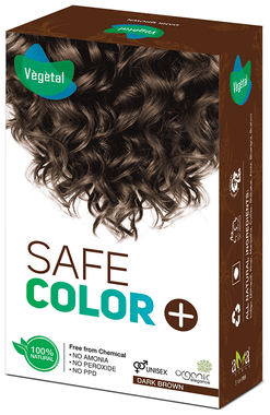 Vegetal Safe Color Sachet (50gm Each) Dark Brown
