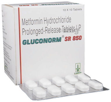 GlUCOnorm SR 850 Tablet