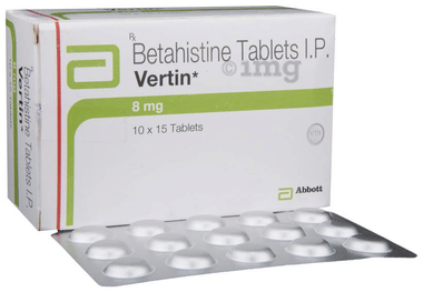 Vertin 8mg Tablet