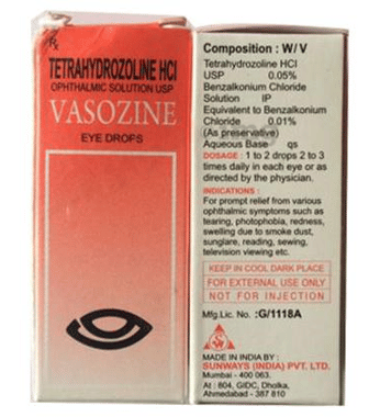Vasozine 0.0005% Eye Drop