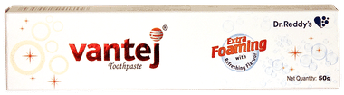 Vantej Extra Foaming Toothpaste | For Sensitivity Relief