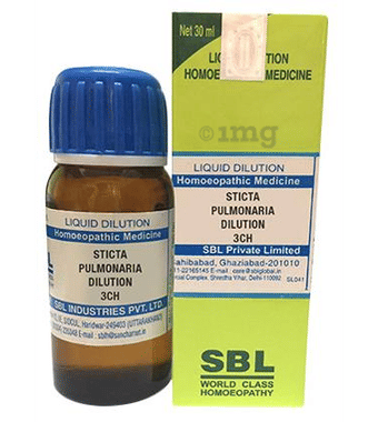 SBL Sticta Pulmonaria Dilution 3 CH SBL Sticta Pulmonaria Dilution 3 CH