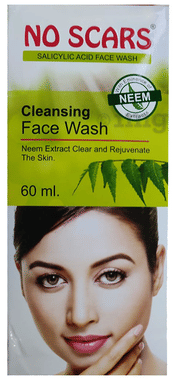 NO Scars Neem Extract Cleansing Face Wash