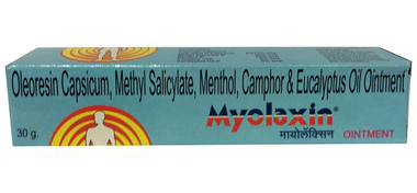 Myolaxin Ointment with Menthol, Camphor & Eucalyptus Oil