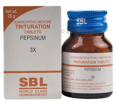 SBL Pepsinum Trituration Tablet 3X SBL Pepsinum Trituration Tablet 3X