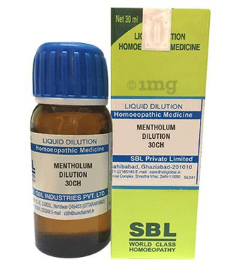 SBL Mentholum Dilution 30 CH SBL Mentholum Dilution 30 CH