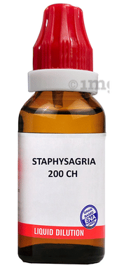 Bjain Staphysagria Dilution 200 CH Bjain Staphysagria Dilution 200 CH