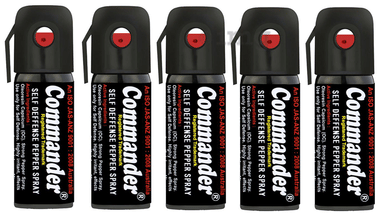 Commander Self Defense Pepper Spray (55ml Each) Commander Self Defense Pepper Spray (55ml Each)