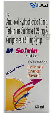 M-Solvin Expectorant Lime and Orange Sugar Free