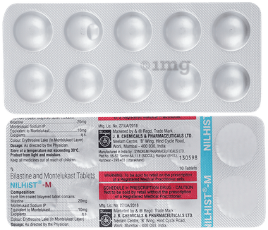 Nilhist M 20mg/10mg Tablet
