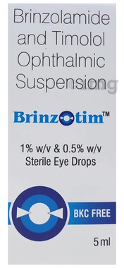 Brinzotim Eye Drop BKC Free