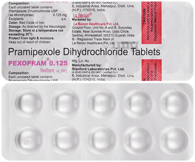 Pexopram 0.125mg Tablet