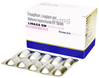 Linaxa EM 25/5/1000 Tablet ER