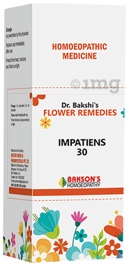 Bakson's Dr. Bakshi's Bach Flower Impatiens 30 CH