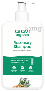 Aravi Organic Rosemary Hair Growth Shampoo Enriched With Rosemary, Green Tea & Caffeine Shampoo Aravi Organic Rosemary Hair Growth Shampoo Enriched With Rosemary, Green Tea & Caffeine Shampoo