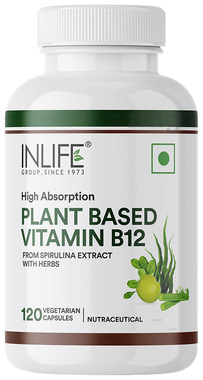 Inlife Plant Based Vitamin B12 Vegetarian Capsules