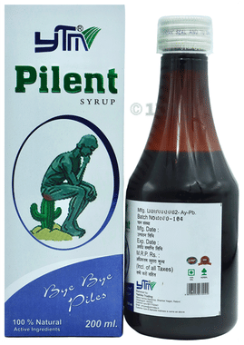 YTM Pilent Syrup  | Relief from Painful & Bleeding Piles, Heals Rectal Ulcers Syrup