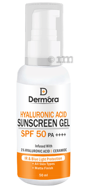 Dermora Hyaluronic Acid Sunscreen Gel SPF 50 PA++++