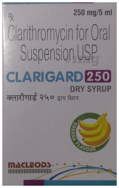 Clarigard  250mg Dry Syrup Banana