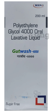 Gutwash 4000 Oral Laxative Liquid Sugar Free