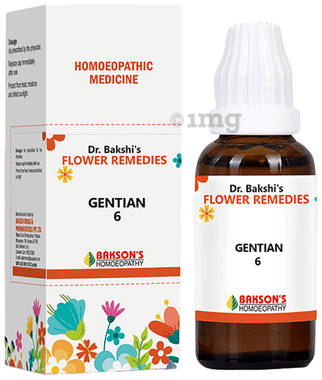 Bakson's Dr. Bakshi's Bach Flower Gentian 6 CH