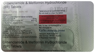 Iscept Forte 5mg/850mg Tablet