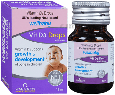Wellbaby Vit D3 Oral Drops