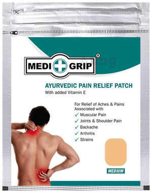 Medigrip Ayurvedic Pain Relief Patch Medium Brown