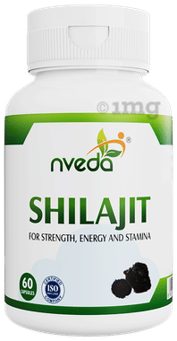 Nveda Shilajit Capsule | Pure Ayurvedic Strength, Stamina, Energy & Immunity