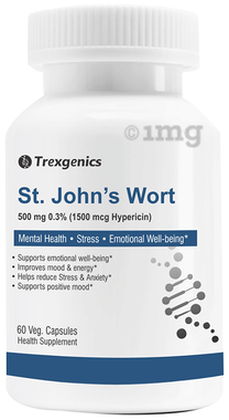 Trexgenics St. Johns Wort Veg Capsule Trexgenics St. Johns Wort Veg Capsule
