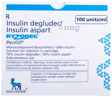 Ryzodeg 100IU/ml Penfill
