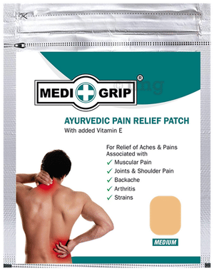 Medigrip Ayurvedic Pain Relief Patch Medium Brown Medigrip Ayurvedic Pain Relief Patch Medium Brown