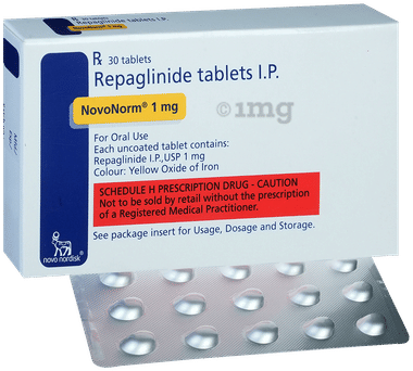 Novonorm 1mg Tablet