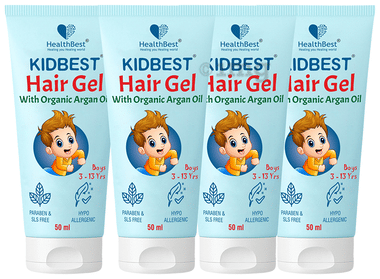HealthBest Kids Styling Hair Gel with Organic Argan Oil Boys 3 to 13 Years (50ml Each) HealthBest Kids Styling Hair Gel with Organic Argan Oil Boys 3 to 13 Years (50ml Each)