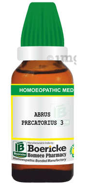 Boericke Abrus Precatorius Dilution (30ml Each) 3 Boericke Abrus Precatorius Dilution (30ml Each) 3
