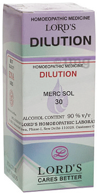 Lord's Merc Sol Dilution 30 Lord's Merc Sol Dilution 30