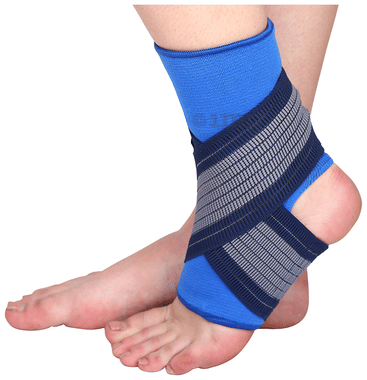 Longlife OCT 014 Ankle Grip Medium Blue Longlife OCT 014 Ankle Grip Medium Blue