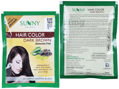 Sunny Herbals Hair Color Dark Brown Sachet
