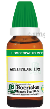 Boericke Absinthium Dilution (30ml Each) 10M Boericke Absinthium Dilution (30ml Each) 10M