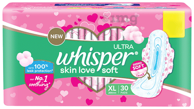 Whisper Ultra Soft Sanitary Pads XL
