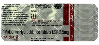Midotril 2.5mg Tablet