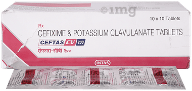Ceftas CV 200 mg/125 mg Tablet