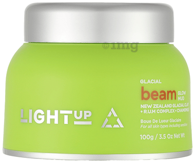 Light Up Beam Green Clay Face Mask for Glowing Skin, Detan & Acne Spots Light Up Beam Green Clay Face Mask for Glowing Skin, Detan & Acne Spots